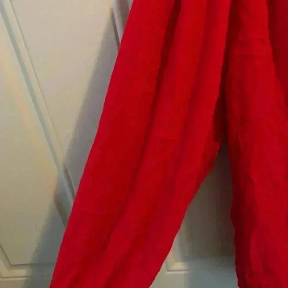 Knox Rose red flowy long sleeve blouse size XXL B29 - Picture 5 of 6